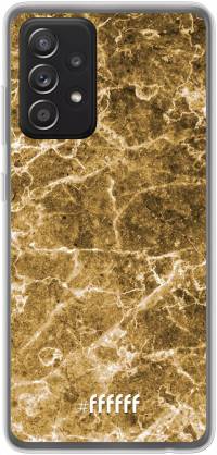Gold Marble Galaxy A52