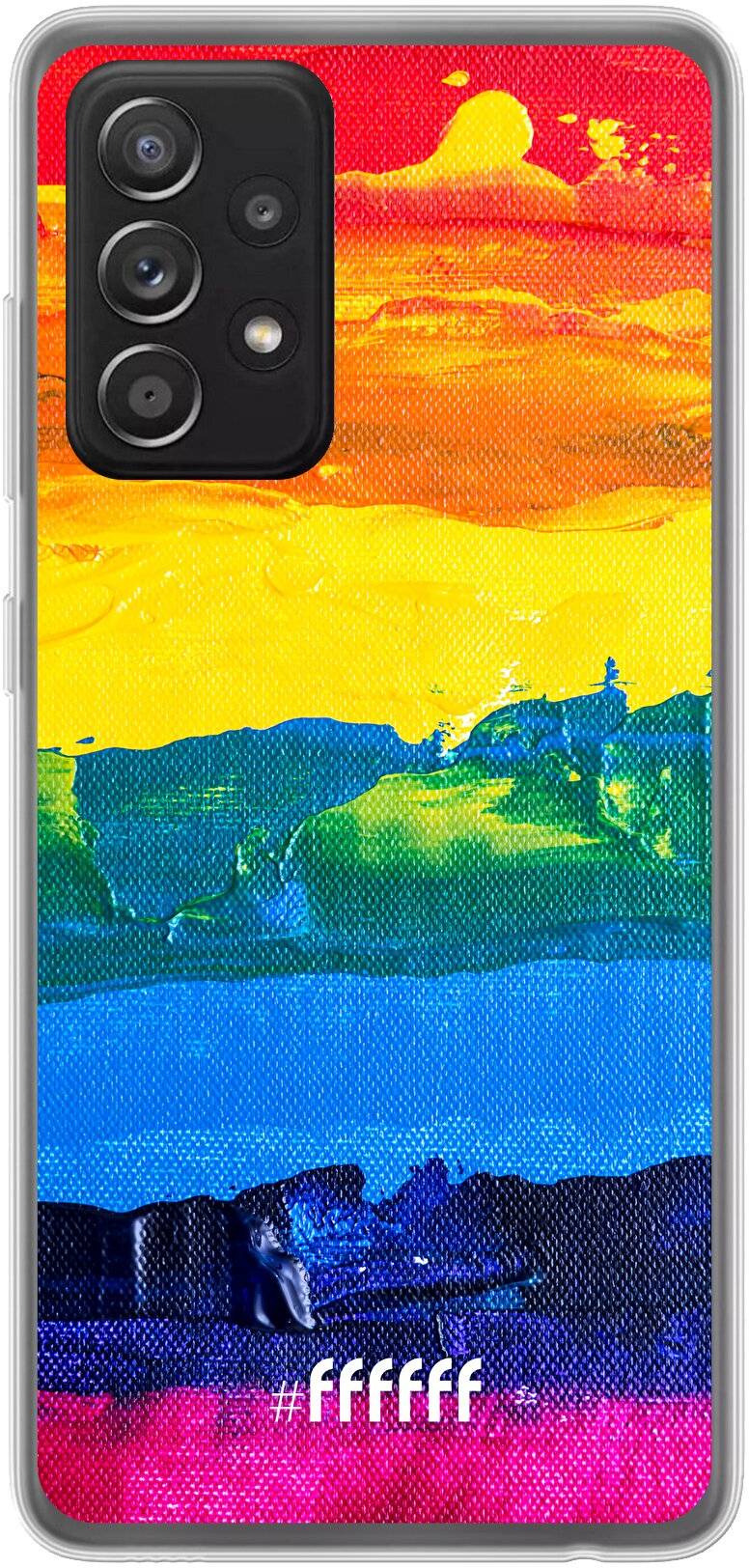Rainbow Canvas Galaxy A52