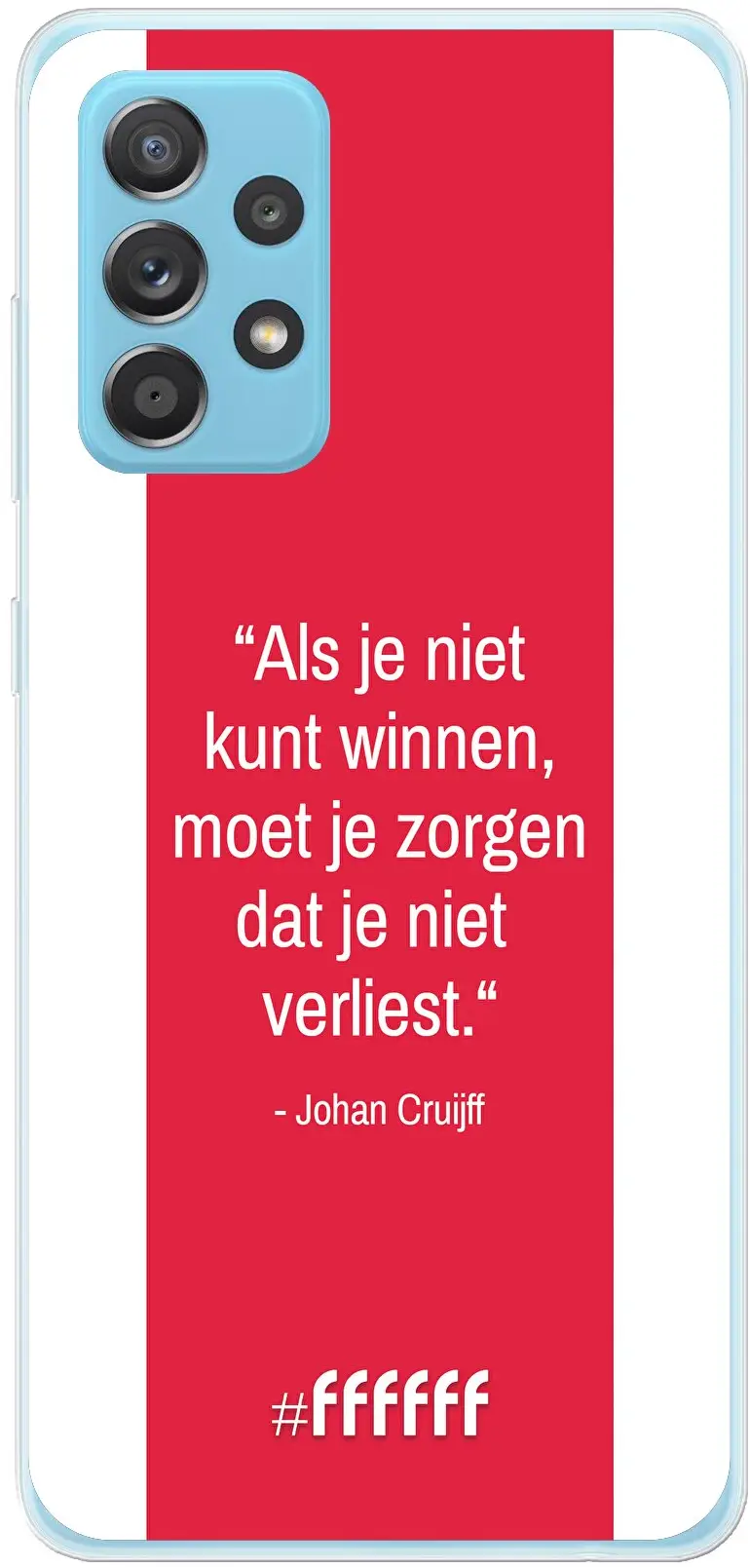 AFC Ajax Quote Johan Cruijff Galaxy A53 5G