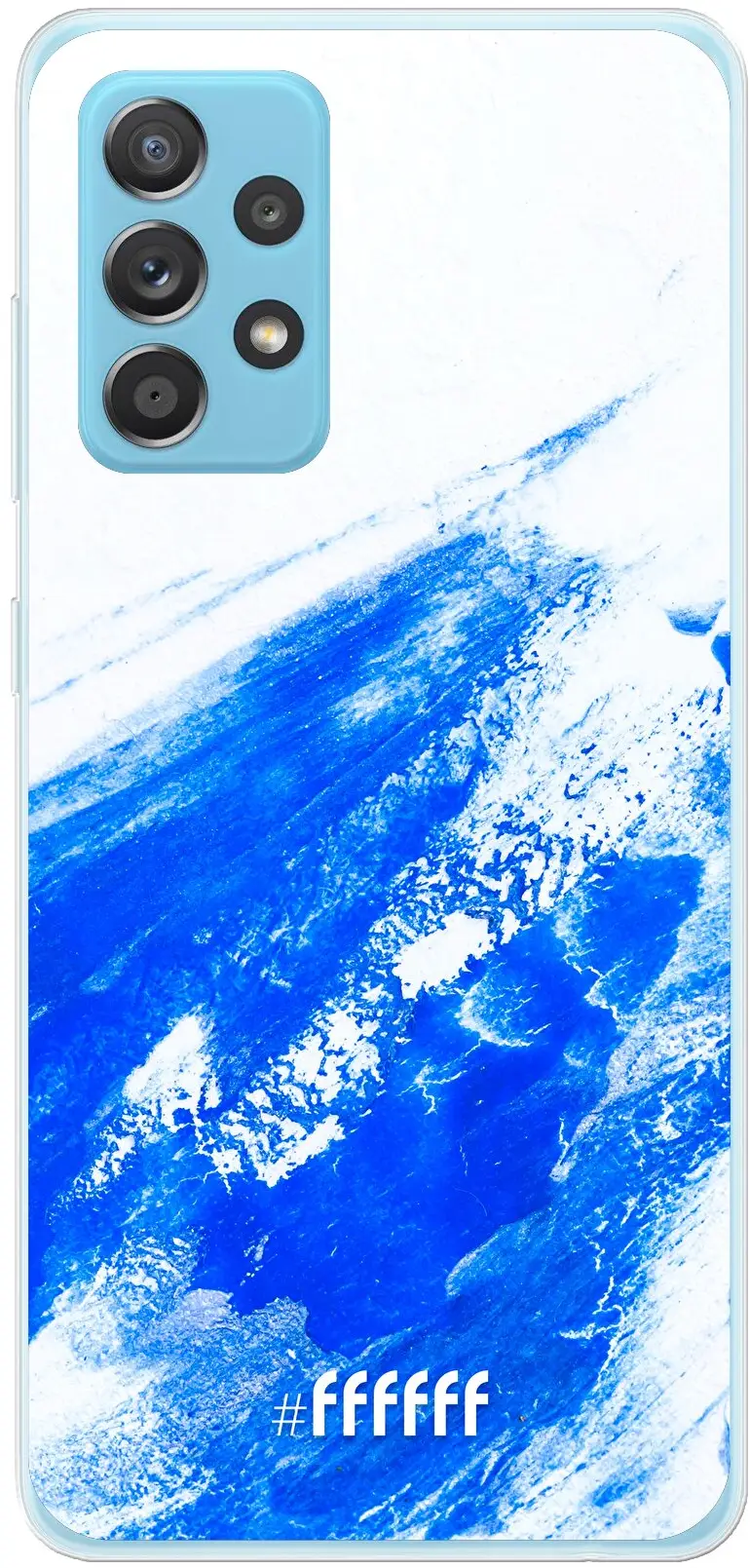 Blue Brush Stroke Galaxy A53 5G