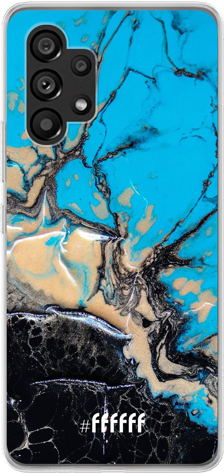 Blue meets Dark Marble Galaxy A53 5G