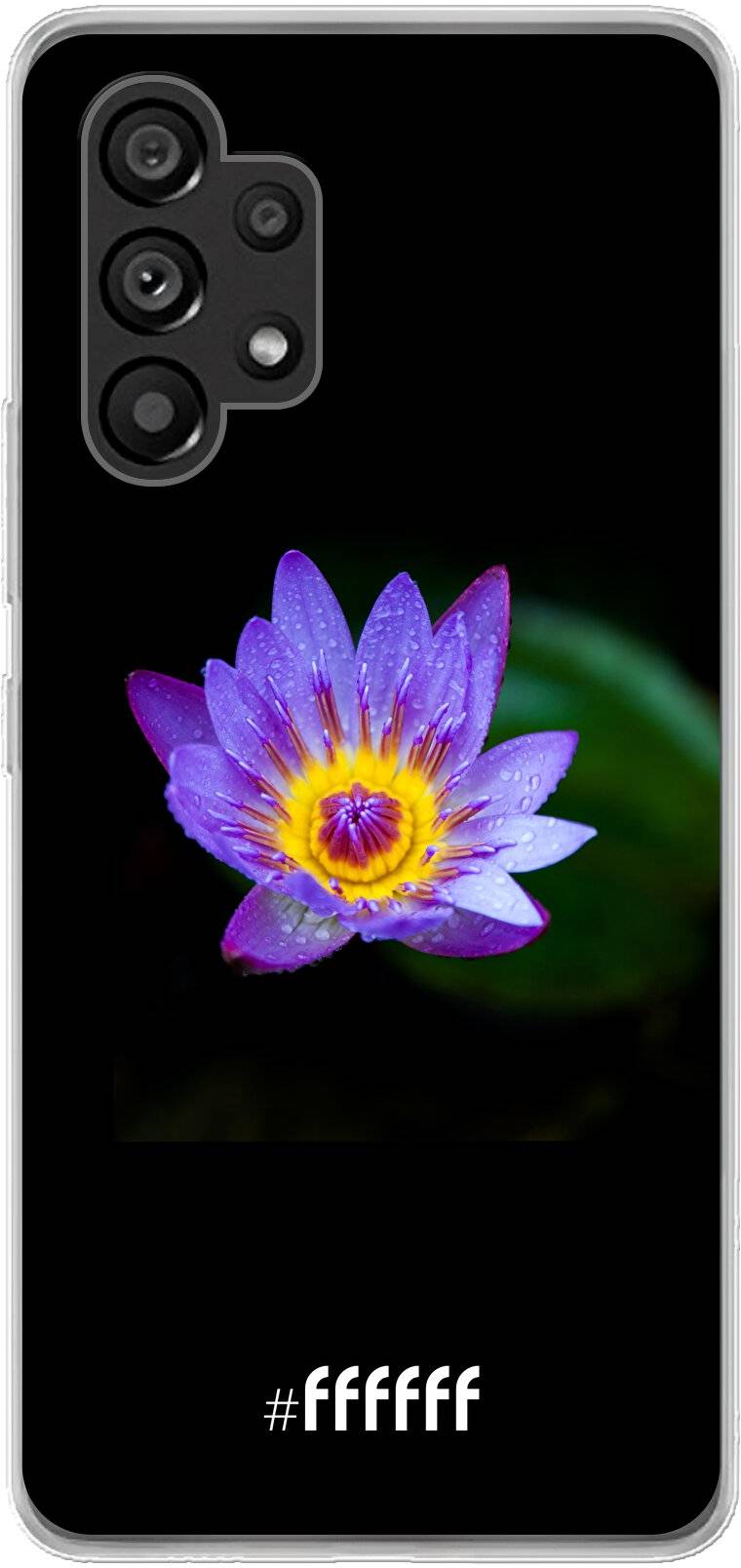 Purple Flower in the Dark Galaxy A53 5G