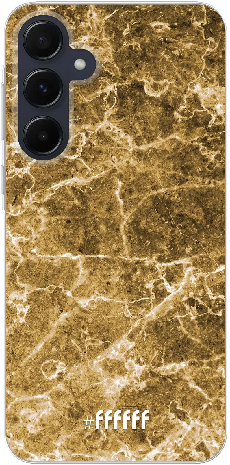 Gold Marble Galaxy A55