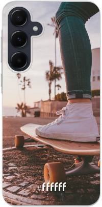 Skateboarding Galaxy A55