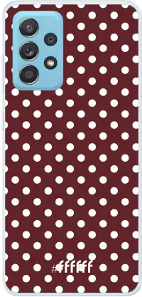 Burgundy Dots Galaxy A73 5G