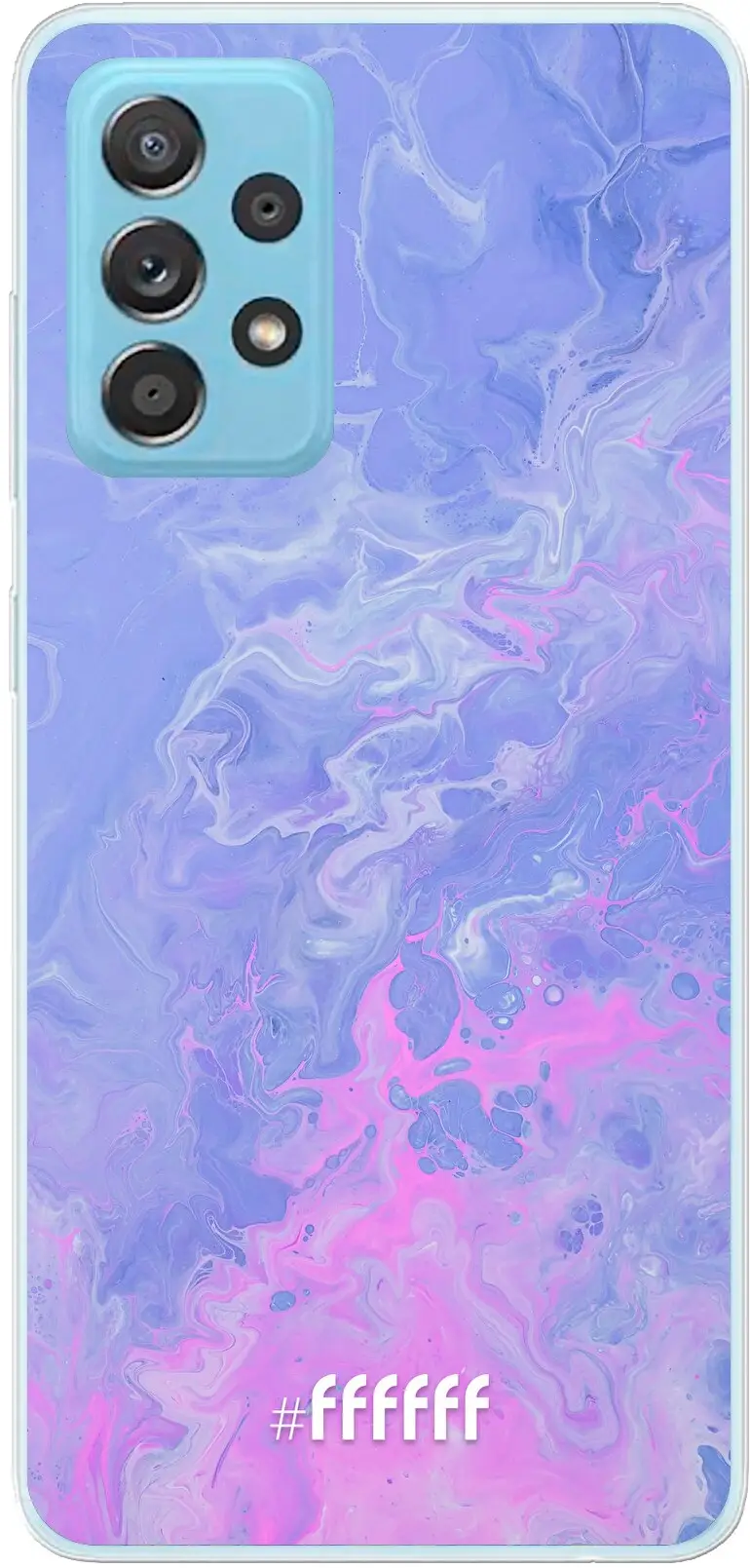 Purple and Pink Water Galaxy A73 5G