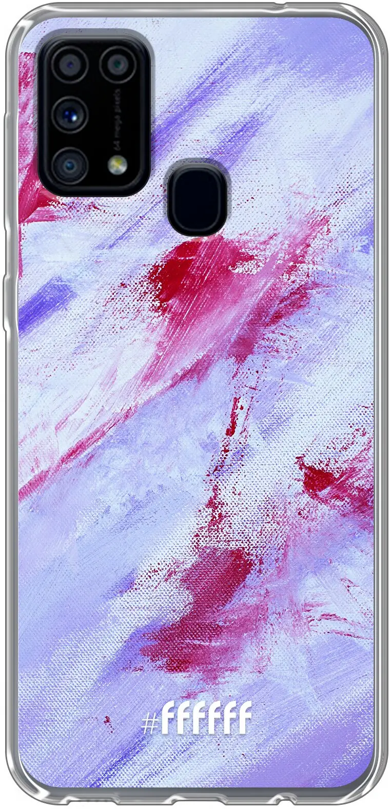 Abstract Pinks Galaxy M31