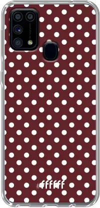 Burgundy Dots Galaxy M31