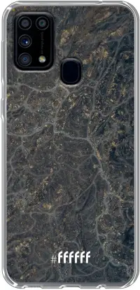 Golden Glitter Marble Galaxy M31