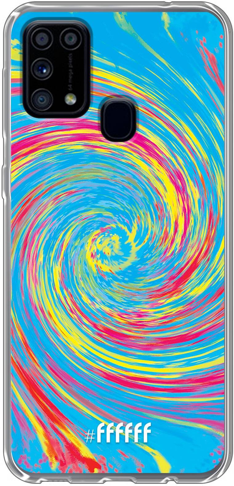 Swirl Tie Dye Galaxy M31
