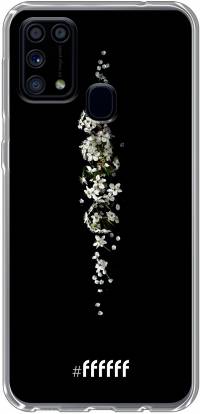 White flowers in the dark Galaxy M31