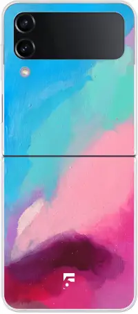 Abstract Hues Galaxy Z Flip4