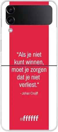 AFC Ajax Quote Johan Cruijff Galaxy Z Flip4