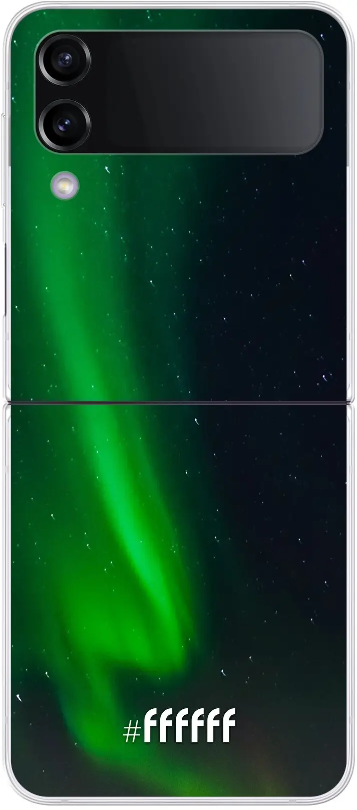 Northern Lights Galaxy Z Flip4