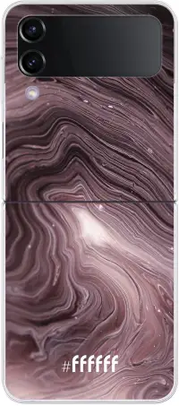 Purple Marble Galaxy Z Flip4