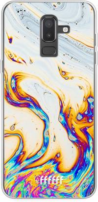 Bubble Texture Galaxy J8 (2018)