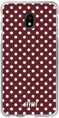 Burgundy Dots Galaxy J3 (2017)