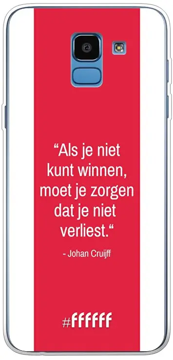 AFC Ajax Quote Johan Cruijff Galaxy J6 (2018)