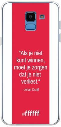 AFC Ajax Quote Johan Cruijff Galaxy J6 (2018)