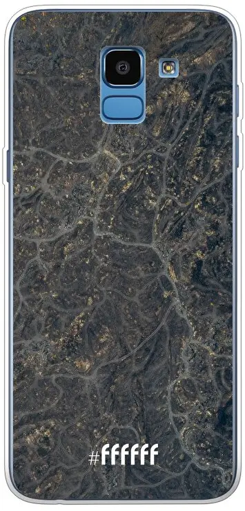 Golden Glitter Marble Galaxy J6 (2018)