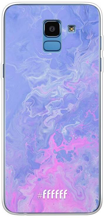 Purple and Pink Water Galaxy J6 (2018)