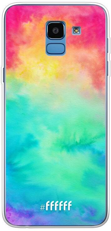 Rainbow Tie Dye Galaxy J6 (2018)