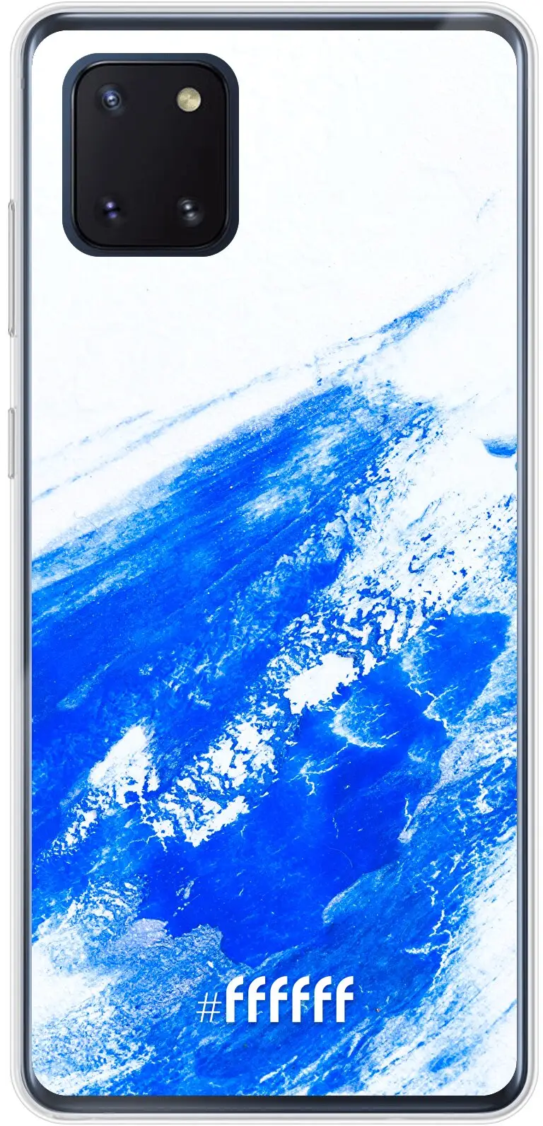 Blue Brush Stroke Galaxy Note 10 Lite