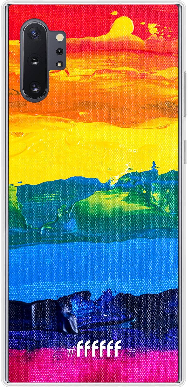 Rainbow Canvas Galaxy Note 10 Plus