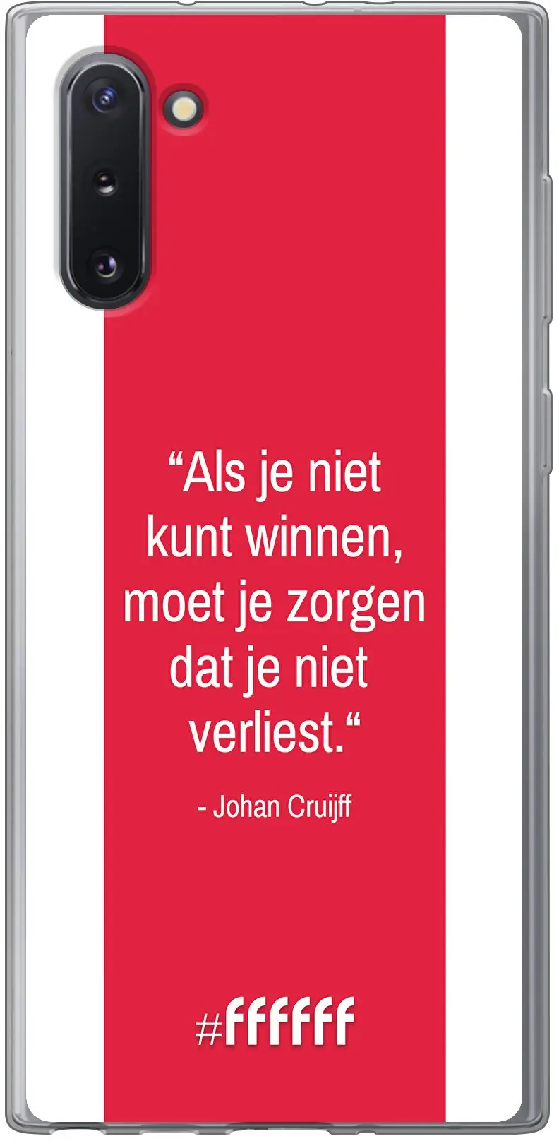 AFC Ajax Quote Johan Cruijff Galaxy Note 10