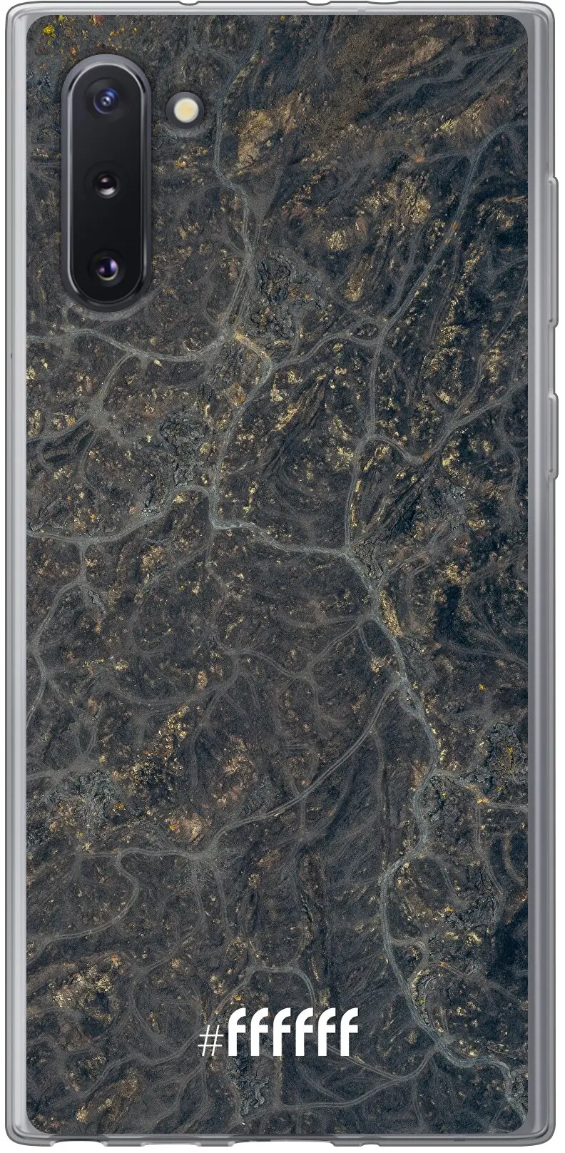 Golden Glitter Marble Galaxy Note 10