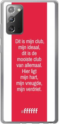 AFC Ajax Dit Is Mijn Club Galaxy Note 20