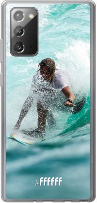 Boy Surfing Galaxy Note 20