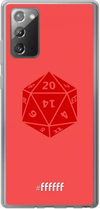 D20 - Red Galaxy Note 20