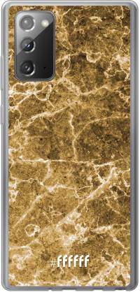 Gold Marble Galaxy Note 20
