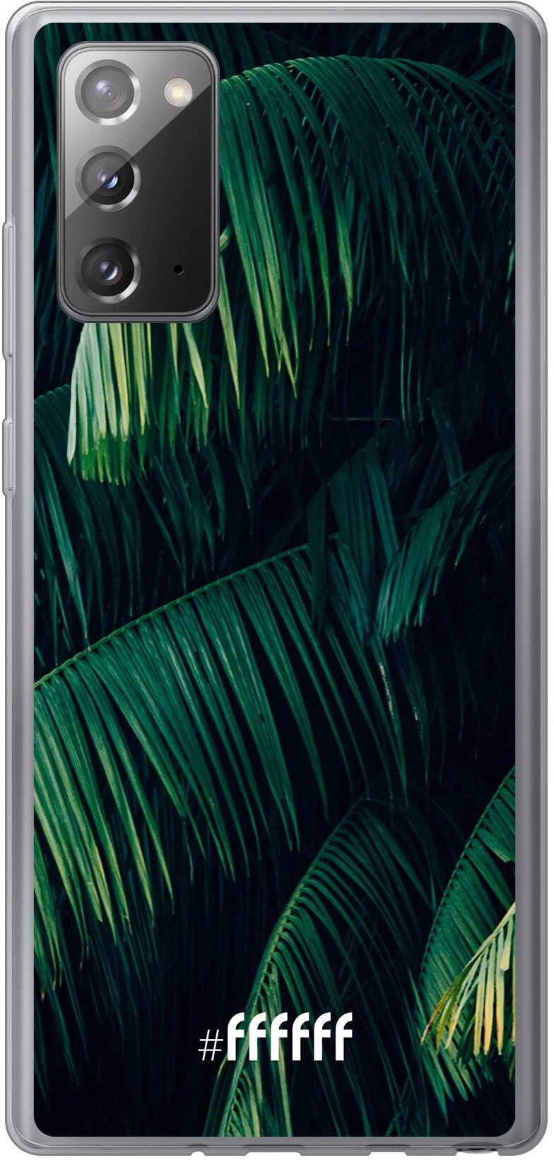 Palm Leaves Dark Galaxy Note 20