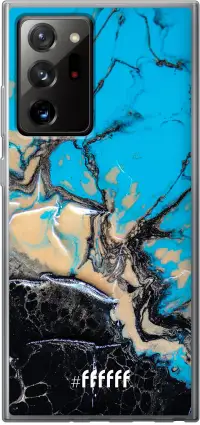 Blue meets Dark Marble Galaxy Note 20 Ultra