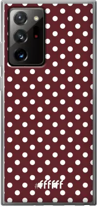 Burgundy Dots Galaxy Note 20 Ultra