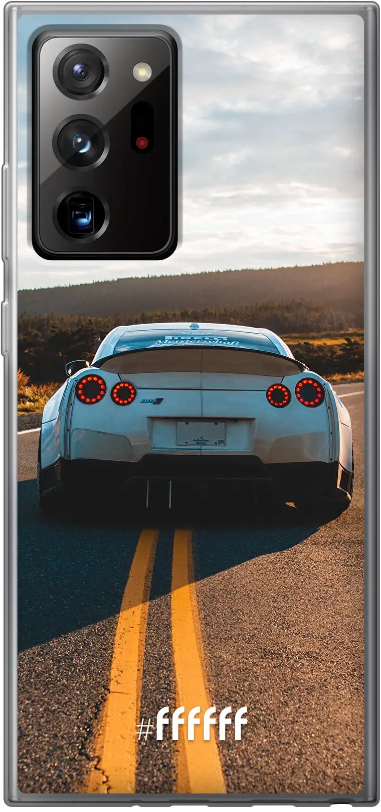 Silver Sports Car Galaxy Note 20 Ultra