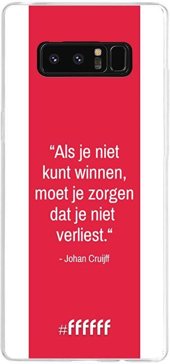 AFC Ajax Quote Johan Cruijff Galaxy Note 8