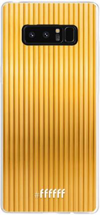 Bold Gold Galaxy Note 8