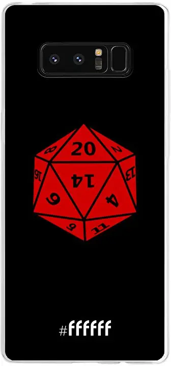 D20 - Black Galaxy Note 8