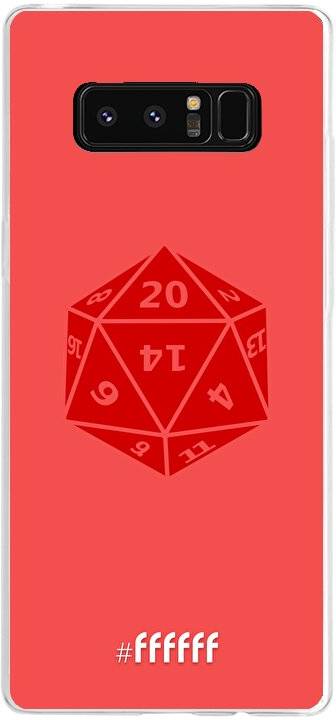 D20 - Red Galaxy Note 8