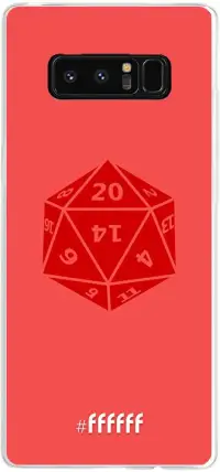 D20 - Red Galaxy Note 8