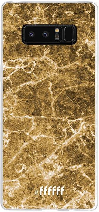 Gold Marble Galaxy Note 8