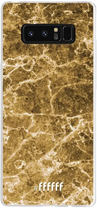 Gold Marble Galaxy Note 8