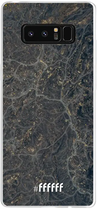 Golden Glitter Marble Galaxy Note 8