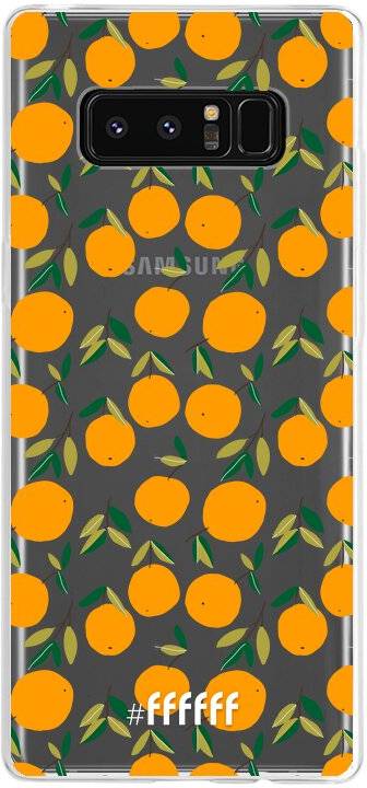 Oranges Galaxy Note 8