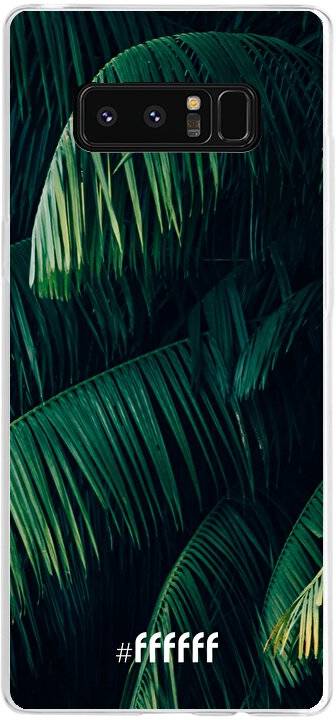 Palm Leaves Dark Galaxy Note 8
