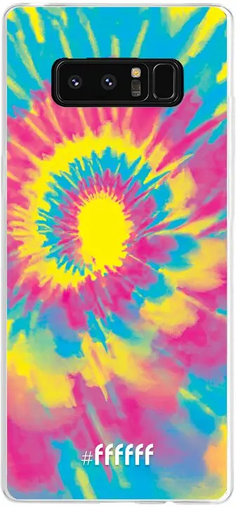 Psychedelic Tie Dye Galaxy Note 8