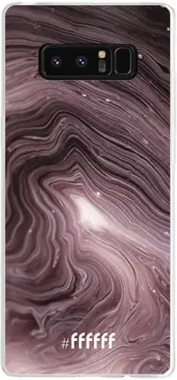 Purple Marble Galaxy Note 8